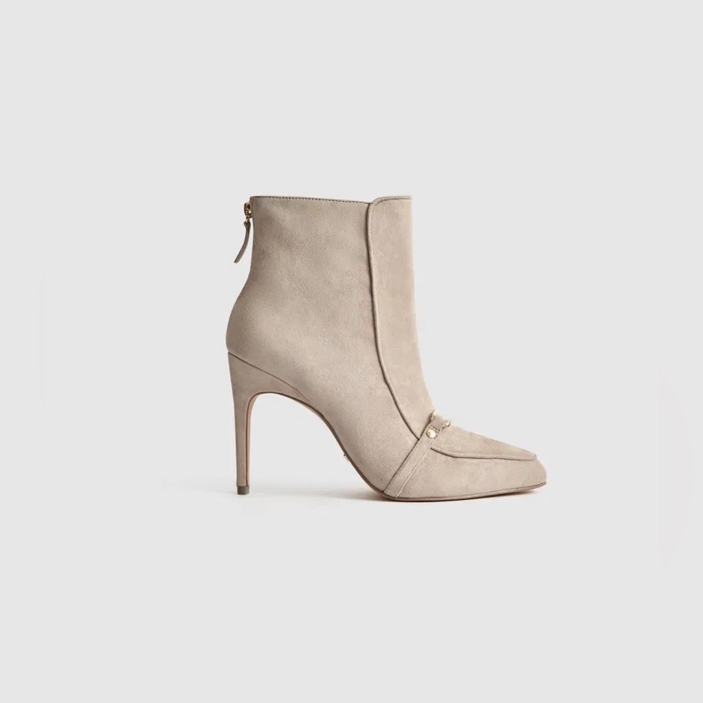 REISS Jett Suede Ankle Boots EU 38 US 7.5